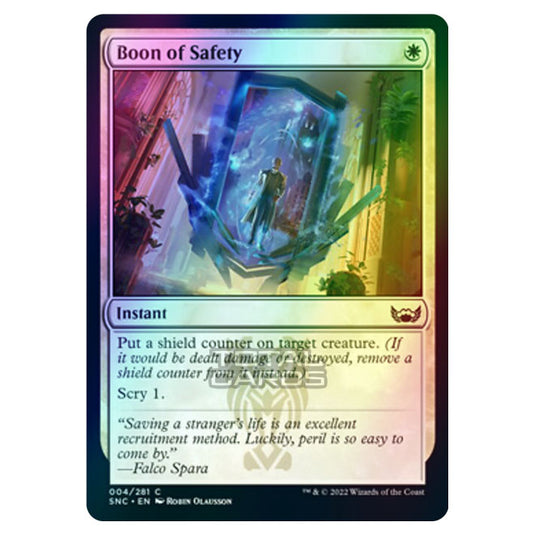 Magic The Gathering - Streets of New Capenna - Boon of Safety - 4/281 (Foil)