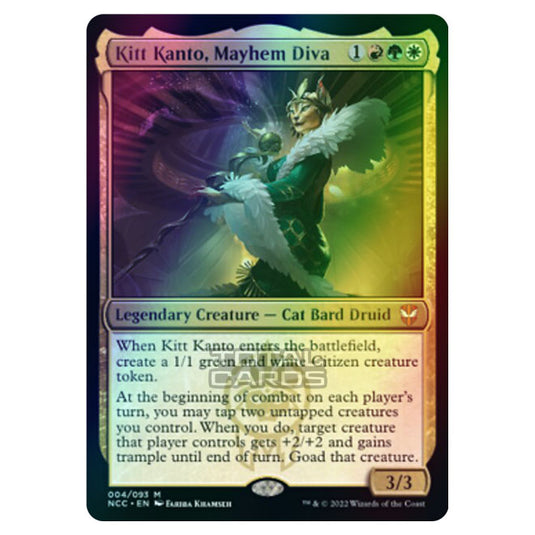 Magic The Gathering - Streets of New Capenna - Kitt Kanto, Mayhem Diva - 4/93 (Foil)