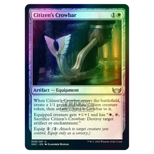 Magic The Gathering - Streets of New Capenna - Citizen's Crowbar - 8/281 (Foil)