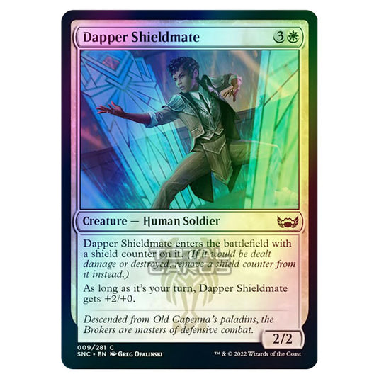 Magic The Gathering - Streets of New Capenna - Dapper Shieldmate - 9/281 (Foil)