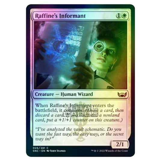 Magic The Gathering - Streets of New Capenna - Raffine's Informant - 26/281 (Foil)