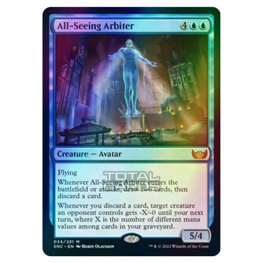 Magic The Gathering - Streets of New Capenna - All-Seeing Arbiter - 34/281 (Foil)