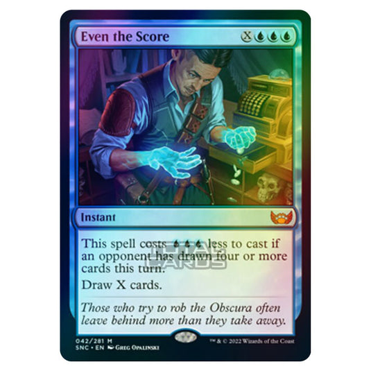 Magic The Gathering - Streets of New Capenna - Even the Score - 42/281 (Foil)