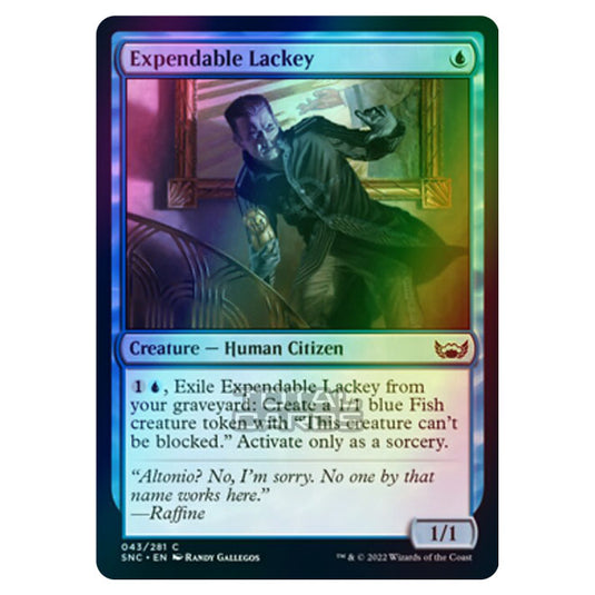 Magic The Gathering - Streets of New Capenna - Expendable Lackey - 43/281 (Foil)