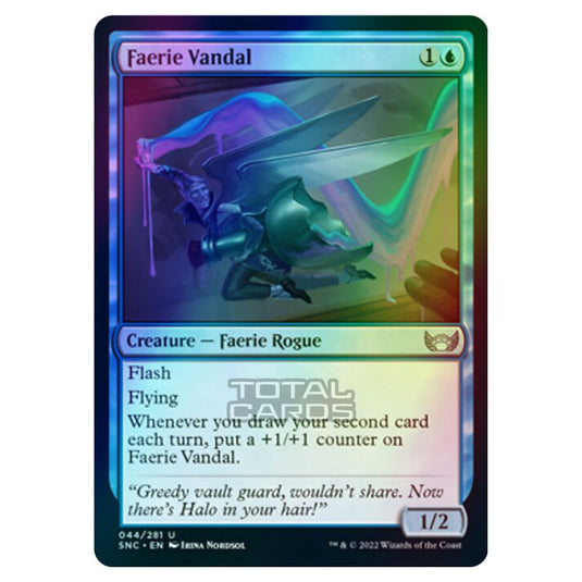 Magic The Gathering - Streets of New Capenna - Faerie Vandal - 44/281 (Foil)