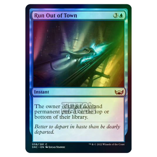 Magic The Gathering - Streets of New Capenna - Run Out of Town - 58/281 (Foil)