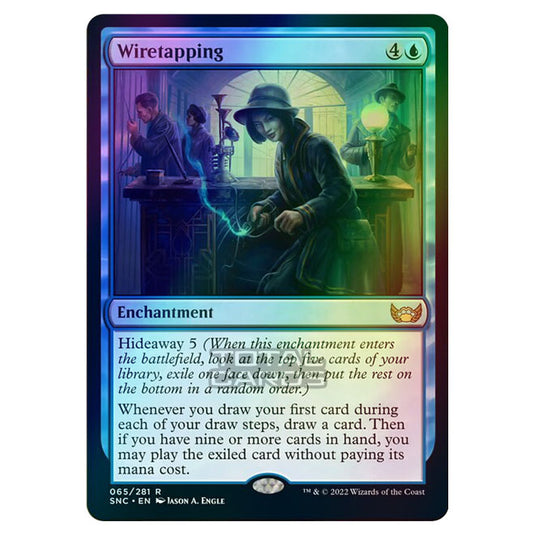 Magic The Gathering - Streets of New Capenna - Wiretapping - 65/281 (Foil)