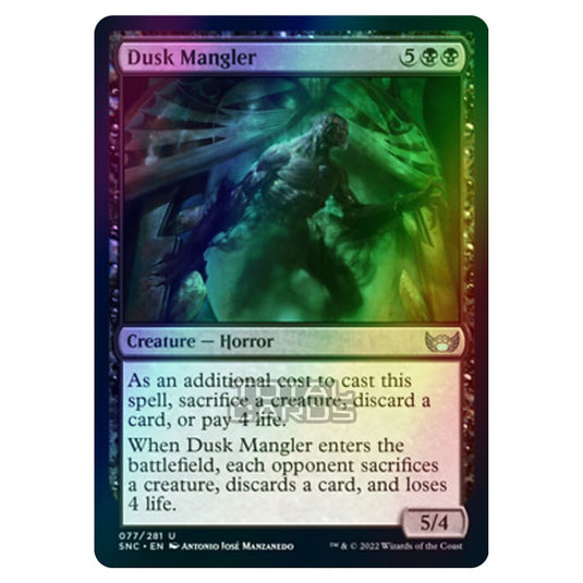 Magic The Gathering - Streets of New Capenna - Dusk Mangler - 77/281 (Foil)