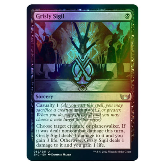 Magic The Gathering - Streets of New Capenna - Grisly Sigil - 82/281 (Foil)