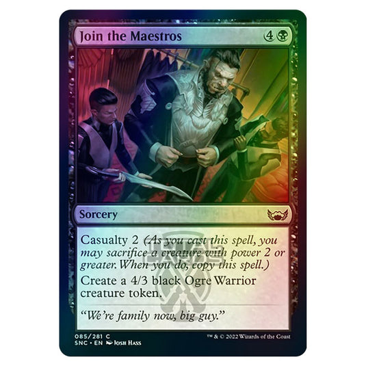 Magic The Gathering - Streets of New Capenna - Maestros Initiate - 86/281 (Foil)