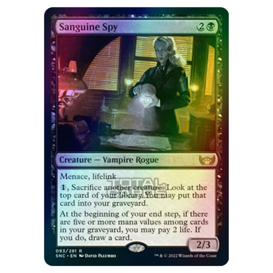 Magic The Gathering - Streets of New Capenna - Sanguine Spy - 93/281 (Foil)