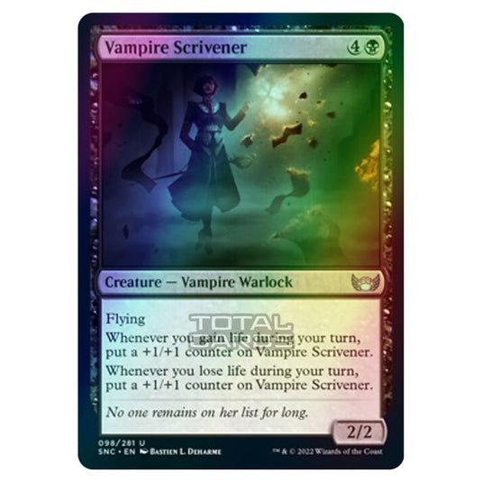 Magic The Gathering - Streets of New Capenna - Vampire Scrivener - 98/281 (Foil)