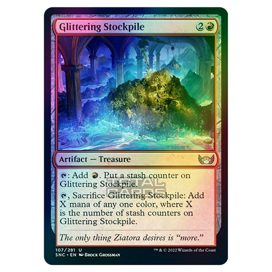 Magic The Gathering - Streets of New Capenna - Glittering Stockpile - 107/281 (Foil)