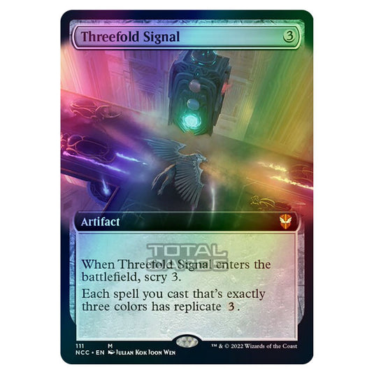 Magic The Gathering - Streets of New Capenna - Threefold Signal - 111/93 (Foil)