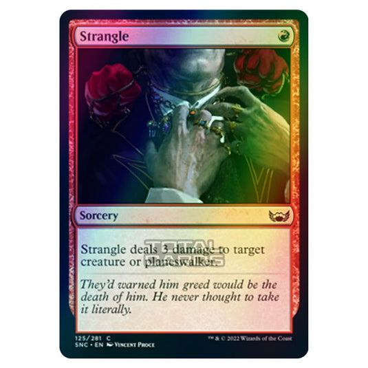 Magic The Gathering - Streets of New Capenna - Strangle - 125/281 (Foil)