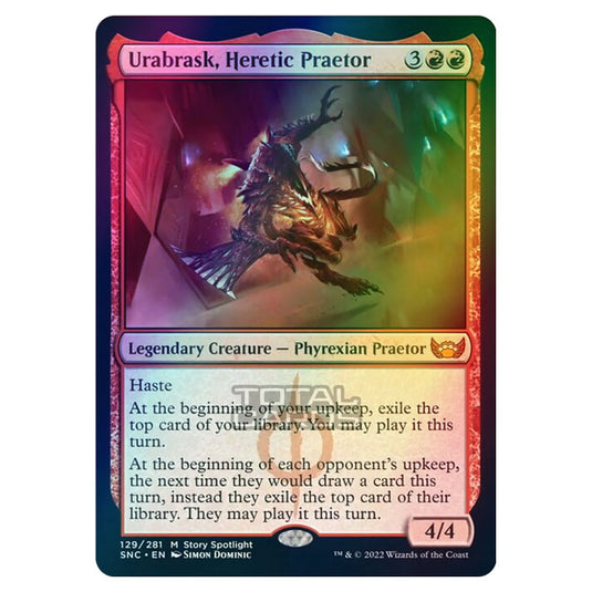 Magic The Gathering - Streets of New Capenna - Urabrask, Heretic Praetor - 129/281 (Foil)