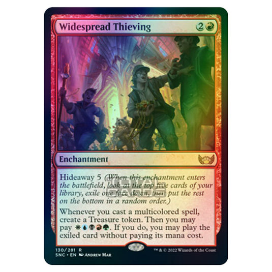 Magic The Gathering - Streets of New Capenna - Widespread Thieving - 130/281 (Foil)