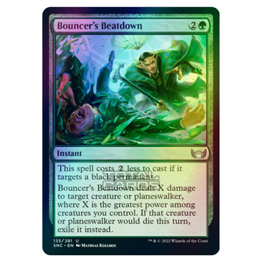 Magic The Gathering - Streets of New Capenna - Bouncer's Beatdown - 135/281 (Foil)