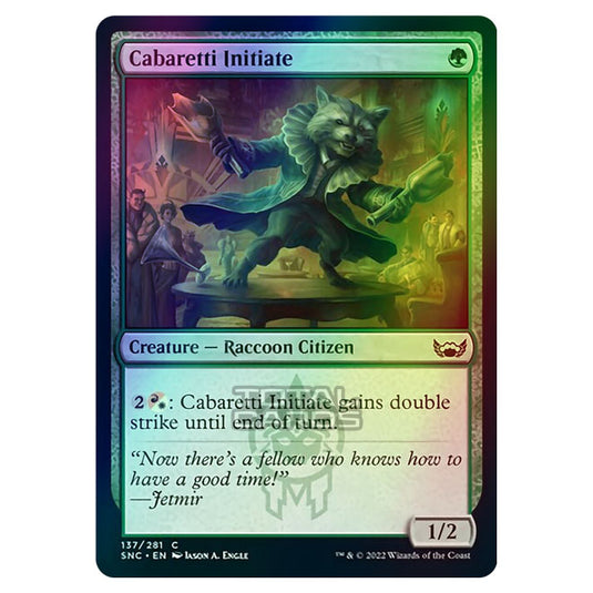 Magic The Gathering - Streets of New Capenna - Cabaretti Initiate - 137/281 (Foil)