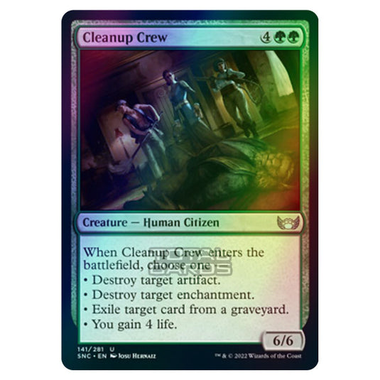 Magic The Gathering - Streets of New Capenna - Cleanup Crew - 141/281 (Foil)