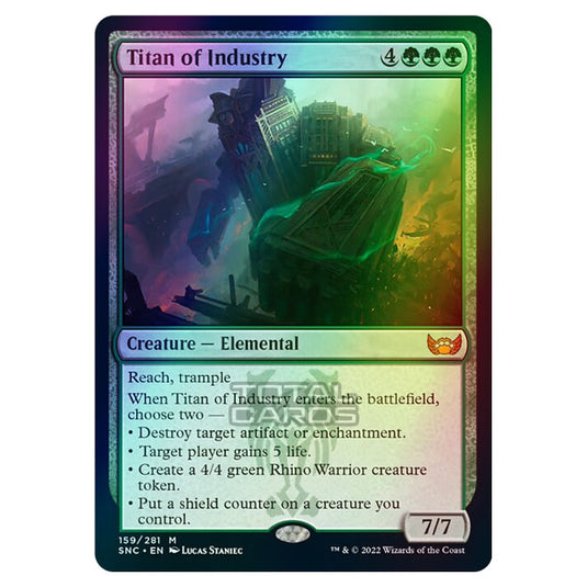 Magic The Gathering - Streets of New Capenna - Titan of Industry - 159/281 (Foil)