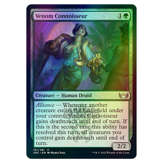 Magic The Gathering - Streets of New Capenna - Venom Connoisseur - 161/281 (Foil)