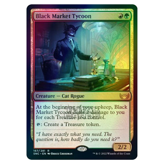 Magic The Gathering - Streets of New Capenna - Black Market Tycoon - 167/281 (Foil)