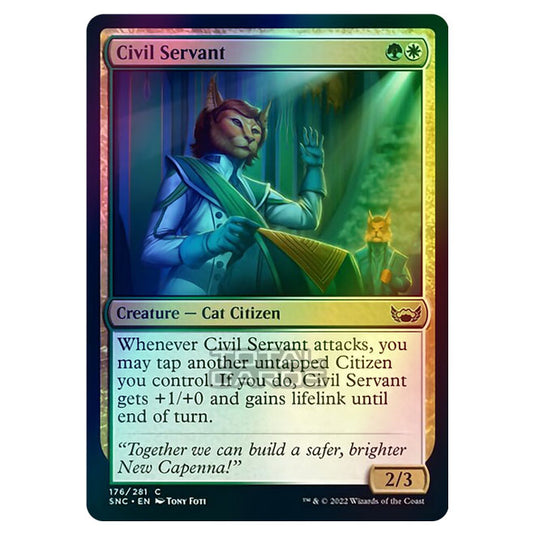 Magic The Gathering - Streets of New Capenna - Civil Servant - 176/281 (Foil)