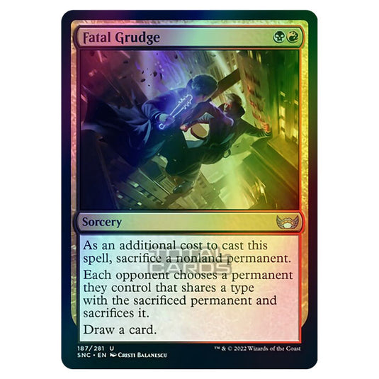 Magic The Gathering - Streets of New Capenna - Fatal Grudge - 187/281 (Foil)