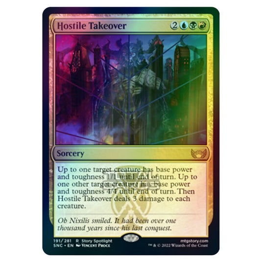 Magic The Gathering - Streets of New Capenna - Hostile Takeover - 191/281 (Foil)