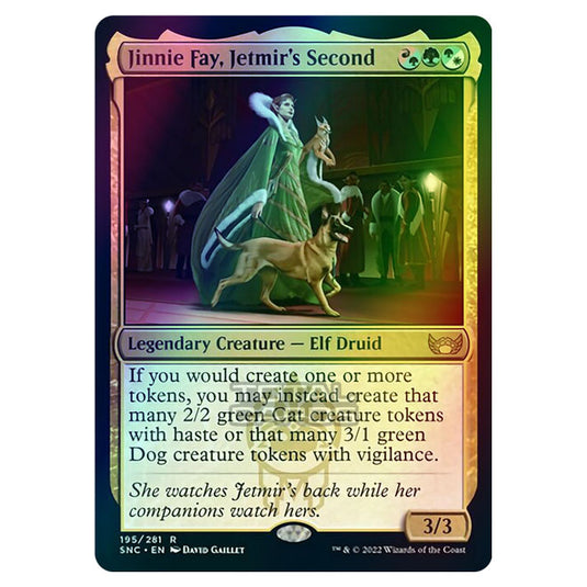 Magic The Gathering - Streets of New Capenna - Jinnie Fay, Jetmir's Second - 195/281 (Foil)