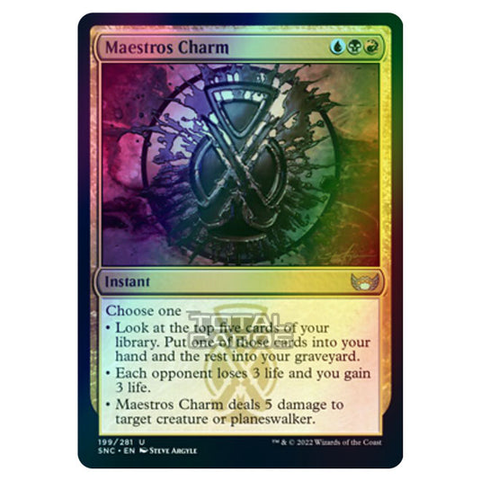 Magic The Gathering - Streets of New Capenna - Maestros Charm - 199/281 (Foil)