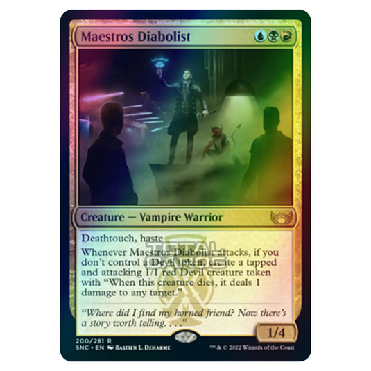 Magic The Gathering - Streets of New Capenna - Maestros Diabolist - 200/281 (Foil)