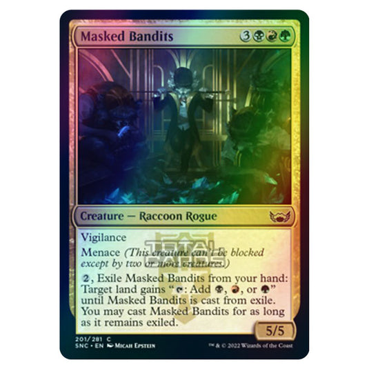 Magic The Gathering - Streets of New Capenna - Masked Bandits - 201/281 (Foil)