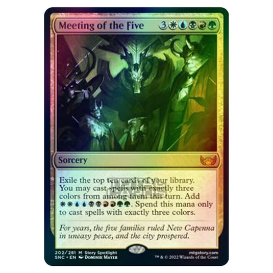 Magic The Gathering - Streets of New Capenna - Meeting of the Five - 202/281 (Foil)