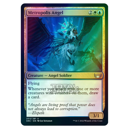 Magic The Gathering - Streets of New Capenna - Metropolis Angel - 203/281 (Foil)