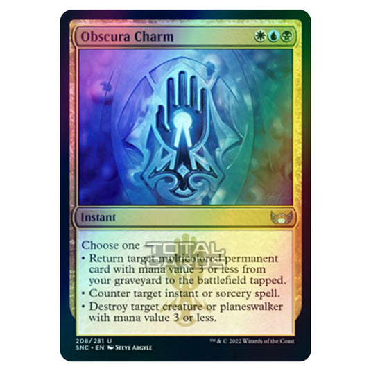 Magic The Gathering - Streets of New Capenna - Obscura Charm - 208/281 (Foil)