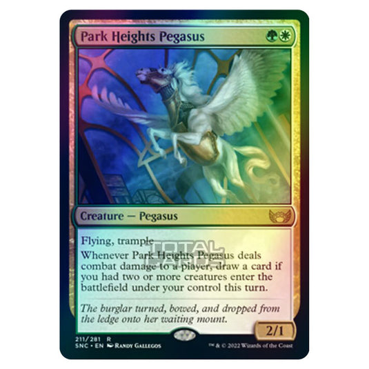 Magic The Gathering - Streets of New Capenna - Park Heights Pegasus - 211/281 (Foil)