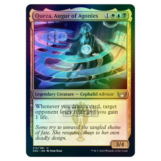 Magic The Gathering - Streets of New Capenna - Queza, Augur of Agonies - 212/281 (Foil)