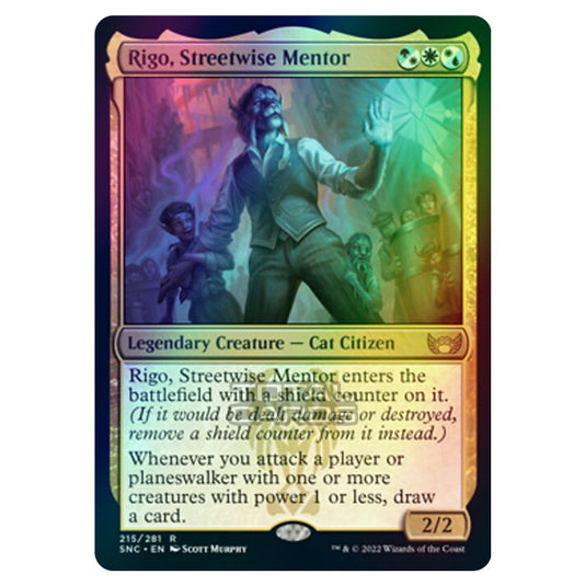 Magic The Gathering - Streets of New Capenna - Rigo, Streetwise Mentor - 215/281 (Foil)