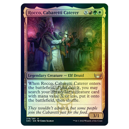 Magic The Gathering - Streets of New Capenna - Rocco, Cabaretti Caterer - 218/281 (Foil)