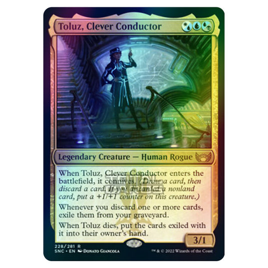 Magic The Gathering - Streets of New Capenna - Toluz, Clever Conductor - 228/281 (Foil)