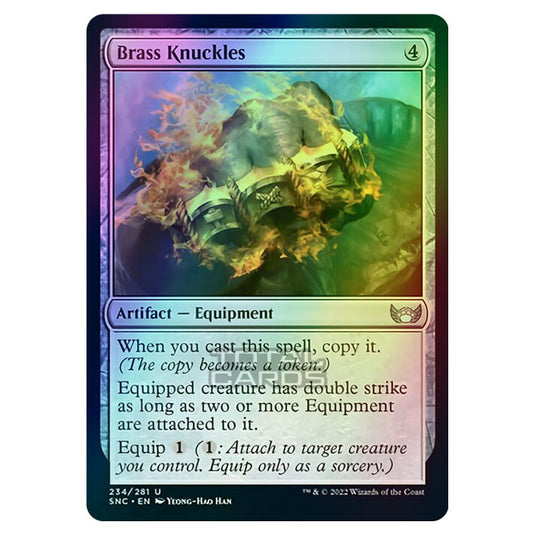 Magic The Gathering - Streets of New Capenna - Brass Knuckles - 234/281 (Foil)