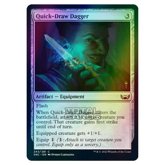 Magic The Gathering - Streets of New Capenna - Quick-Draw Dagger - 243/281 (Foil)