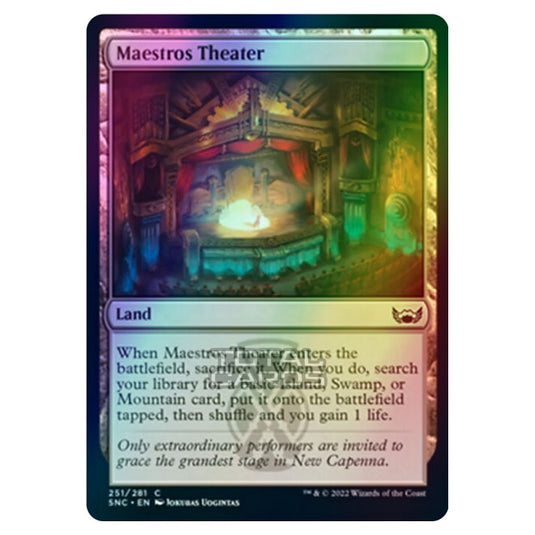 Magic The Gathering - Streets of New Capenna - Maestros Theater - 251/281 (Foil)