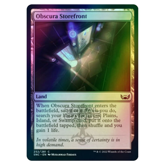 Magic The Gathering - Streets of New Capenna - Obscura Storefront - 252/281 (Foil)