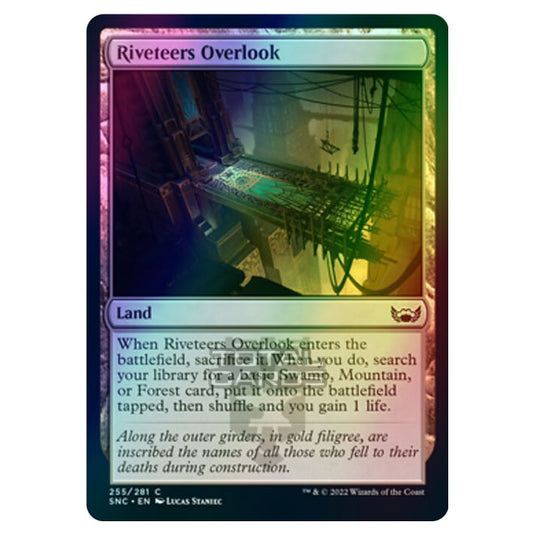 Magic The Gathering - Streets of New Capenna - Riveteers Overlook - 255/281 (Foil)