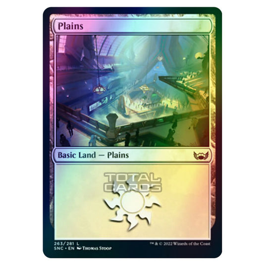 Magic The Gathering - Streets of New Capenna - Plains - 263/281 (Foil)