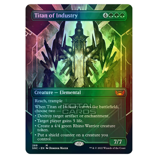 Magic The Gathering - Streets of New Capenna - Titan of Industry - 289/281 (Foil)