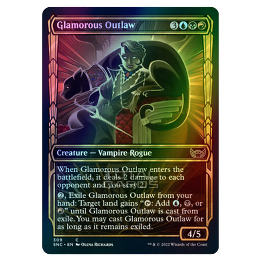 Magic The Gathering - Streets of New Capenna - Glamorous Outlaw - 309/281 (Foil)